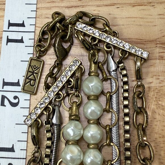 Silpada K&R Collection "Practical Pearls" Convertible Multi-Strand Necklace With - Picture 9 of 13